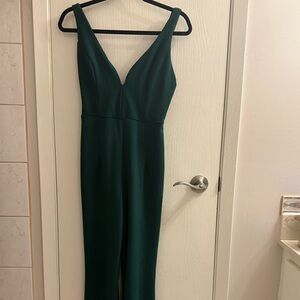 Elegant Green Lulu’s Jumpsuit